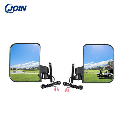 Dönebilir Evrensel Yan Ayna Golf Arabası LED Dikiz Aynası ODM