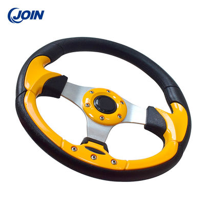 12.5 &quot;Golf Arabası Direksiyon Adaptörü Mat PVC Evrensel Araba Aksesuarları