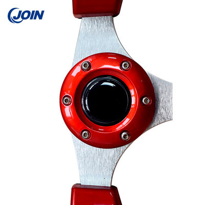 Golf Buggies 12.5 inch Red PVC Single Color Steering Wheel