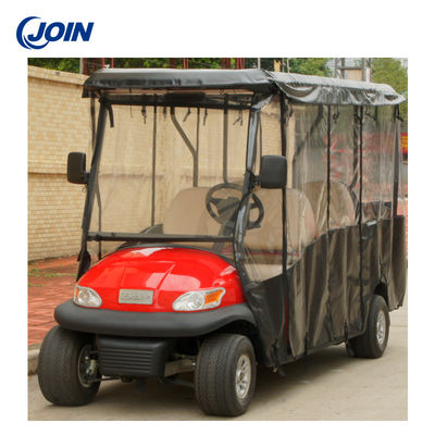 Suya Dayanıklı Golf Arabası Muhafazası Elektrikli 4+2 Golf Arabaları Yağmur Kapağı