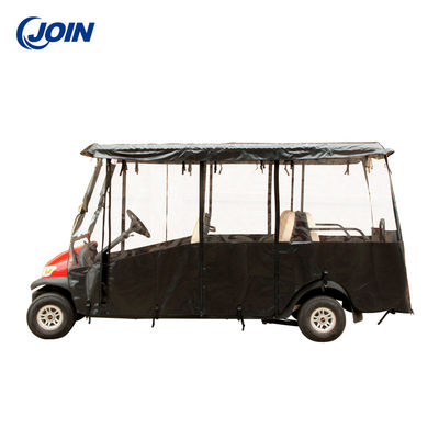 Suya Dayanıklı Golf Arabası Muhafazası Elektrikli 4+2 Golf Arabaları Yağmur Kapağı