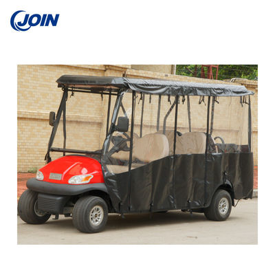 Suya Dayanıklı Golf Arabası Muhafazası Elektrikli 4+2 Golf Arabaları Yağmur Kapağı